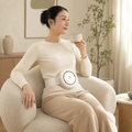 Rechargeable Heated Abdominal Massager with Rolling Kneading