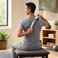 Electric pounding massager cervical spine massager