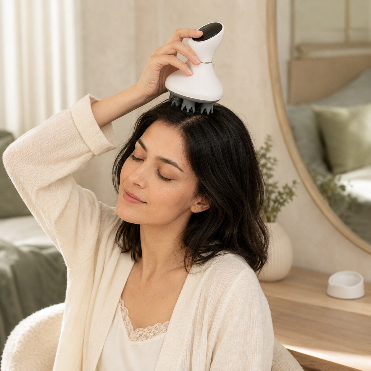 Rechargeable Waterproof Electric Scalp Massager